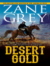 Cover image for Desert Gold